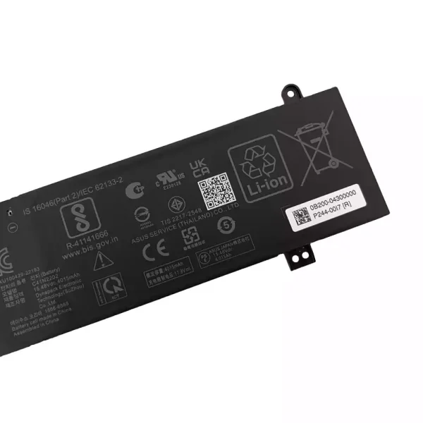 Uudenveroinen kannettavan tietokoneen akku Asus C41N2202 - Image 4