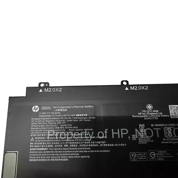 Uudenveroinen kannettavan tietokoneen akku HP ED03XL - Image 2