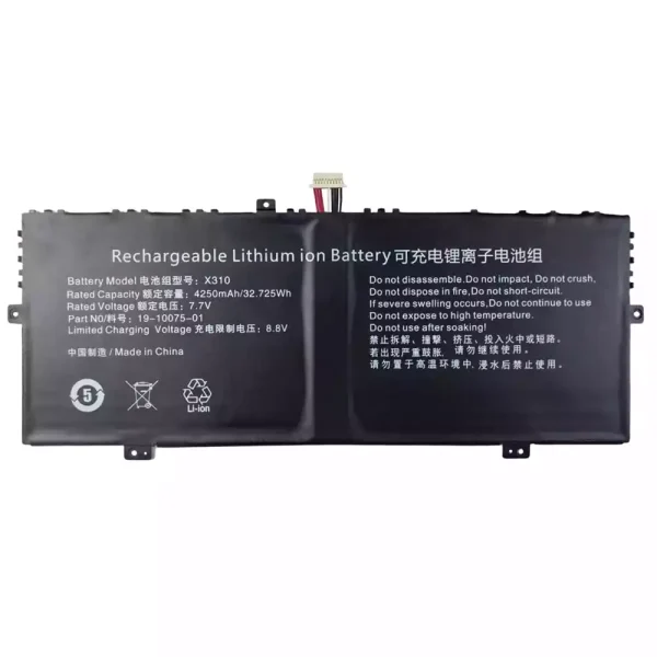 Uudenveroinen kannettavan tietokoneen akku X310,Chuwi LarkBook CWI509 Jumper JNB13 Ezbook X3 air 8128