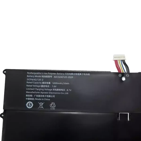 Uudenveroinen kannettavan tietokoneen akku GY3242125PHV AEC3242125-2S2P - Image 3