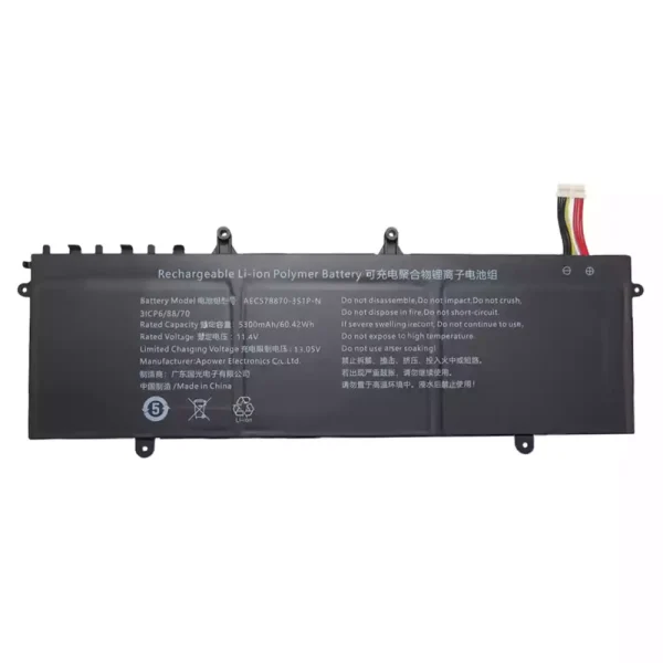 Uudenveroinen kannettavan tietokoneen akku AEC578870-3S1P AEC578870-3S1P-N