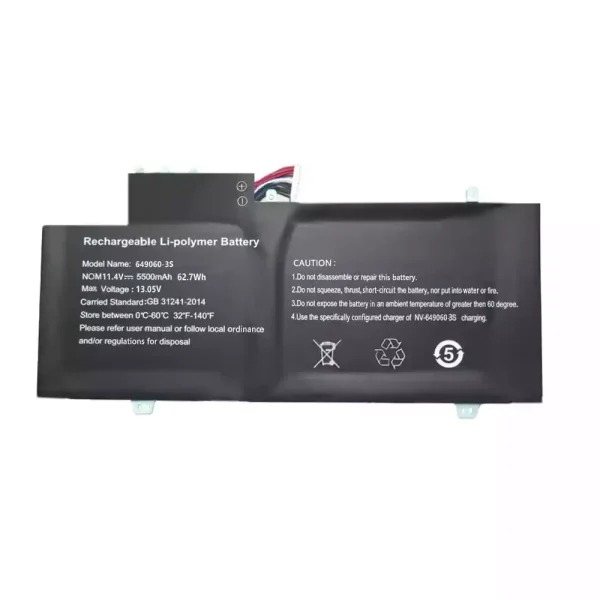 Uudenveroinen kannettavan tietokoneen akku 649060-3S