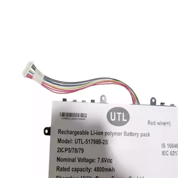 Uudenveroinen kannettavan tietokoneen akku UTL-517980-2S - Image 3