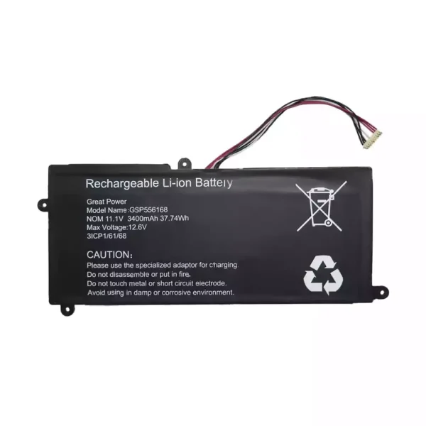 Uudenveroinen kannettavan tietokoneen akku GSP556168
