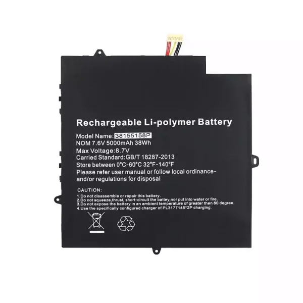 Uudenveroinen kannettavan tietokoneen akku 38155158P Jumper EZBook X4 Pro