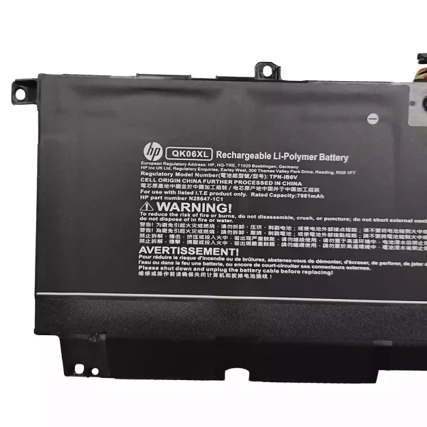 Uudenveroinen kannettavan tietokoneen akku HP QK06XL - Image 3