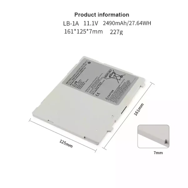 Yhteensopiva akku sopii Canon CXDI-401C CXDI-401G CXDI-50G CXDI-501C CXDI-55G - Image 2