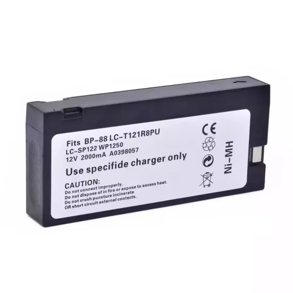 Yhteensopiva akku sopii NELLCOR N-180 PULSE OXIMETER Draeger: infinity vista WP1250, EPP130