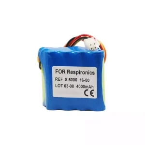 Yhteensopiva akku sopii 8-5000 16-00,RESPIRONICS BiPAP Focus Ventilator