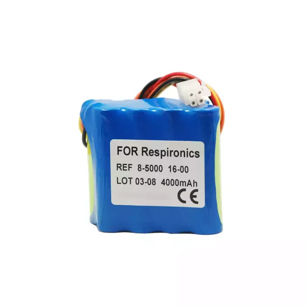 Yhteensopiva akku sopii 8-5000 16-00,RESPIRONICS BiPAP Focus Ventilator