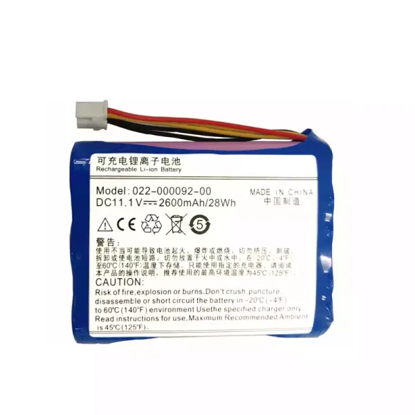 Yhteensopiva akku sopii COMEN 022-000092-00 COMEN H3