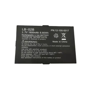 Yhteensopiva akku sopii BIOLIGHT LB-02B AnyYiew A2