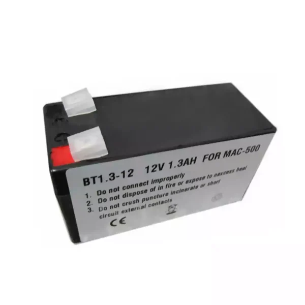 Yhteensopiva akku sopii GE BT1.3-12,NP1.3-12,GE MAC-500,Marquette Mac 500