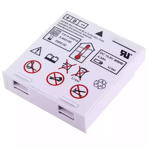 Yhteensopiva akku sopii Schiller DEFIGARD 5000,Argus PRO LifeCare 2