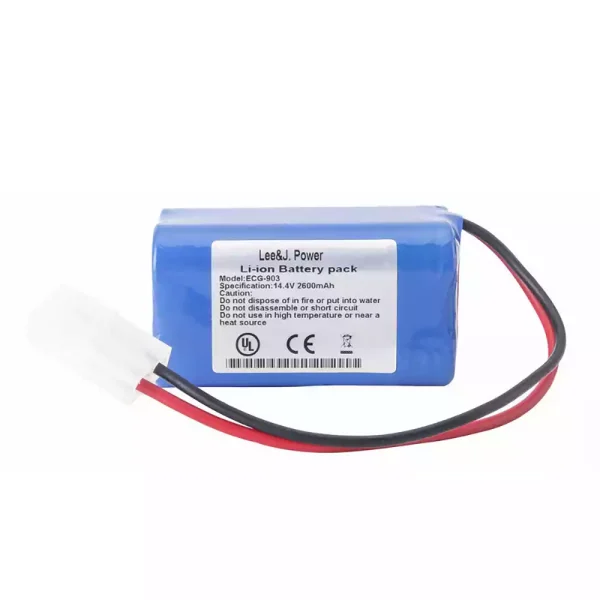 Yhteensopiva akku sopii SPRING ECG-901A ECG-903