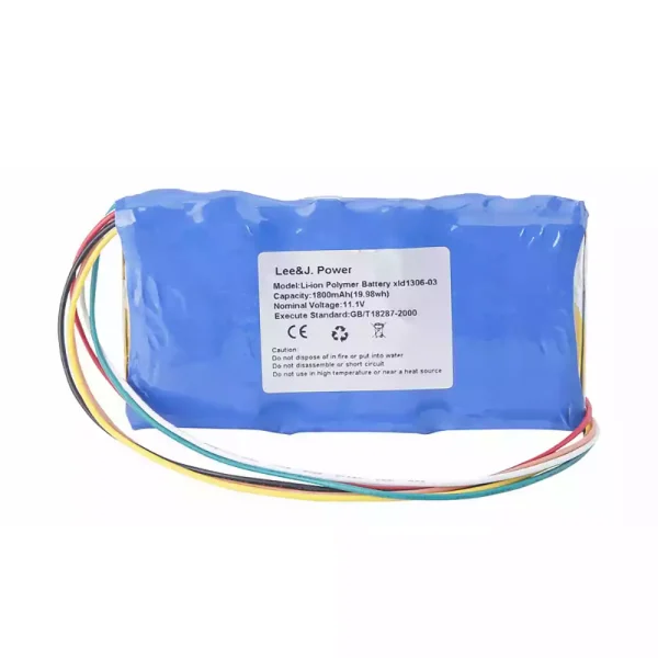 Yhteensopiva akku sopii XLD1306-03,Aricon ECG-3D