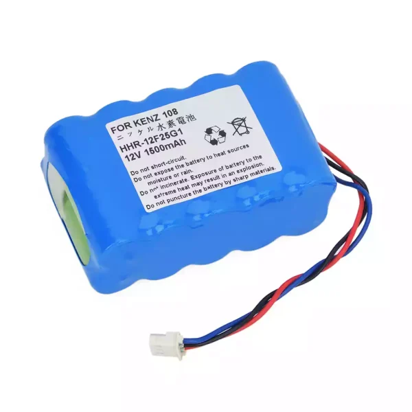 Yhteensopiva akku sopii Kenz Cardico ECG-108 ECG-110 HHR-12F25G1