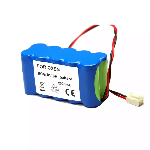 Yhteensopiva akku sopii OSEN ECG-8110 ECG-8110A ECG-8130A - Image 2
