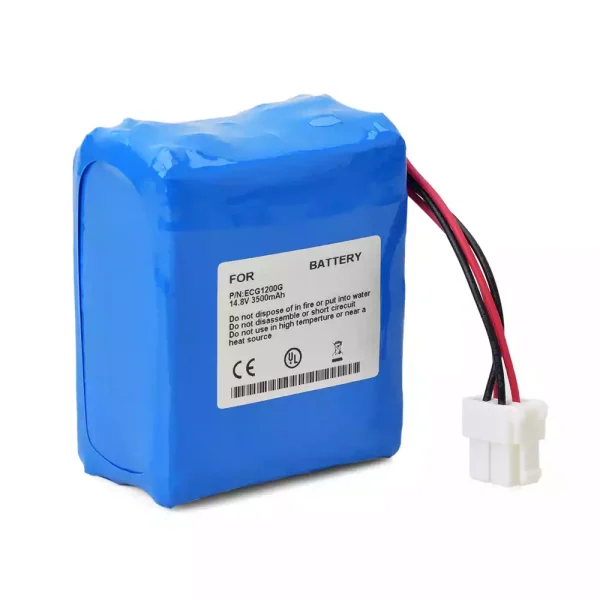 Yhteensopiva akku sopii CONTEC ECG-1200 ECG-1200G ECG-1600D - Image 2