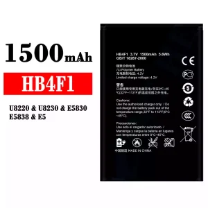 Puhelin Akku HB4F1 sovittaa HUAWEI U8220/U8230/E5830/E5838/E5