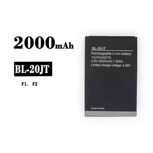 Puhelin Akku BL-20JT sovittaa Tecno F1 / F2