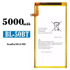 Puhelin Akku BL-50BT sovittaa Tecno D8 8D / P8D / Droidpad 8D
