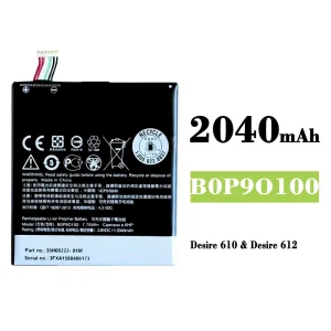 Puhelin Akku B0P9O100 sovittaa HTC Desire 610 / Desire 612