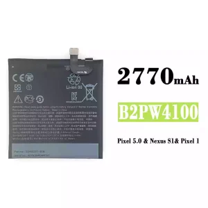 Puhelin Akku B2PW4100 sovittaa Google Pixel 5.0 / Nexus S1 / Pixel 1