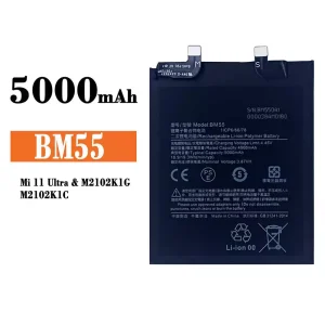 Puhelin Akku BM55 sovittaa Xiaomi Mi 11 Ultra