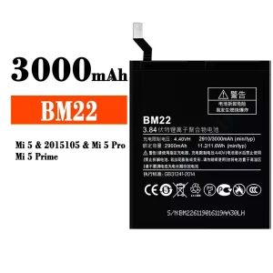 Puhelin Akku BM22 sovittaa Xiaomi Mi 5 / Mi 5 Pro