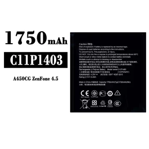 Puhelin Akku C11P1403 sovittaa Asus ZenFone 4.5