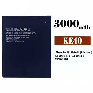 Puhelin Akku KE40 sovittaa Motorola Moto E6 / Moto E (6th Gen)