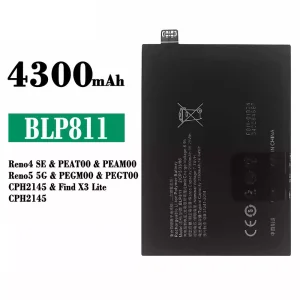 Puhelin Akku BLP811 sovittaa OPPO Reno 4 SE / Reno 5 5G / Find X3 Lite