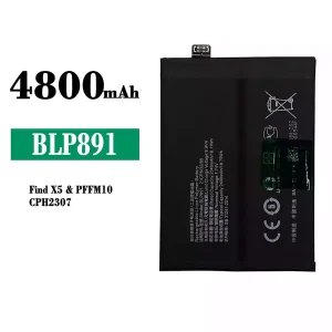 Puhelin Akku BLP891 sovittaa OPPO Find X5