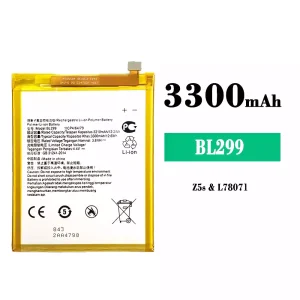 Puhelin Akku BL299 sovittaa Lenovo Z5s
