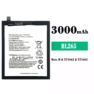Puhelin Akku BL265 sovittaa Lenovo Moto M/XT1662/XT1663