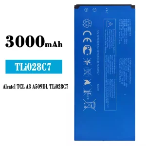Puhelin Akku TLi028C7 sovittaa Alcatel TCL A3 A509DL