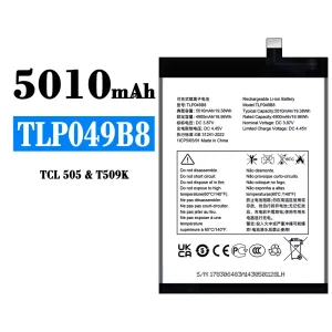 Puhelin Akku TLP049B8 sovittaa Alcatel TCL 505/T509K