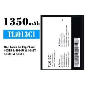 Puhelin Akku TLi013C1 sovittaa Alcatel One Touch Go Flip Phone 4051S/4044W/4044T/4044O/4044V