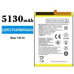 Puhelin Akku Li3951T44P8h956656 sovittaa ZTE Blade V40 5G