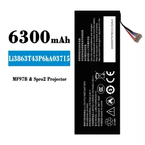 Puhelin Akku Li3863T43P6hA03715 sovittaa ZTE MF97B/Spro2 Projector