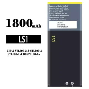 Puhelin Akku BAT-47277-003 sovittaa BlackBerry Z10/LS1