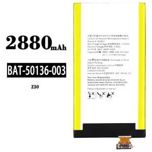 Puhelin Akku BAT-50136-003 sovittaa BlackBerry Z30