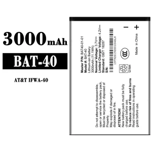 Puhelin Akku BAT-40 sovittaa NetComm AT/T IFWA-40