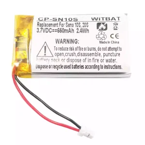 Akku Sena 10S,20S,Sena 30K SP46,Sena Tufftalk Lite,Sena 10S-01,Sena 20s-01,Sena 20s evo,Sena 30K-01D,802540