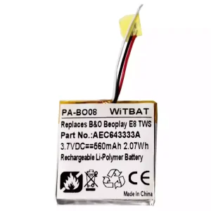 Akku B&O B'eoplay E8, Be'oplay E8 TWS Case,AEC643333A