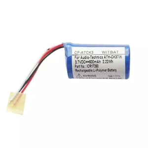 Akku Audio-Technica ATH-CK3TW latauskotelo,ICR17280