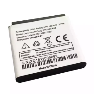 Vaihto akku Doro Phone Easy 615 680 682,XD1105007060