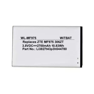 Vaihto akku ZTE 303ZT,305ZT,306ZT,MF975,MF975S,MF975U,Li3827t43p3h544780