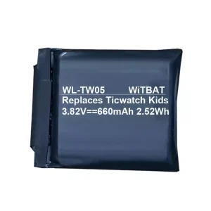 Vaihto akku TicWatch Kids WG11066,DRE622732SA